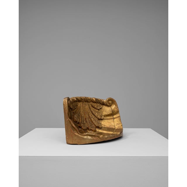 1800s French Gilded Wood Ornament For Sale - Image 18 of 18
