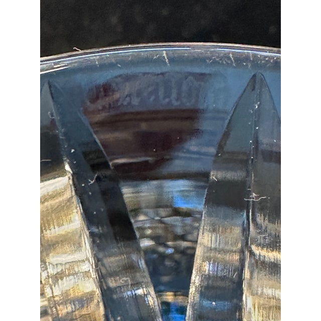 Waterford Crystal Waterford Crystal Glandore Footed Compote Pedestal Dish 6" Irish Cut Glass For Sale - Image 4 of 7