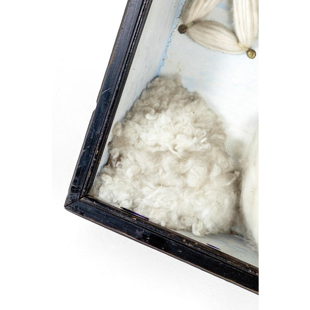 Antique Wool Sampler Display Case, 1800s For Sale - Image 12 of 15