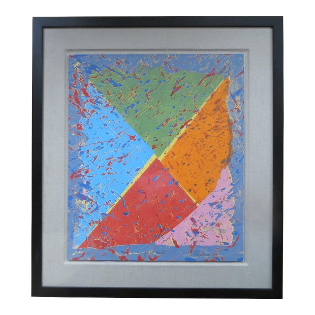 Abstract Lithograph After Gerald Lubensky Signed and Numbered 1/5 For Sale
