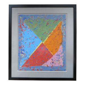 Abstract Lithograph After Gerald Lubensky Signed and Numbered 1/5