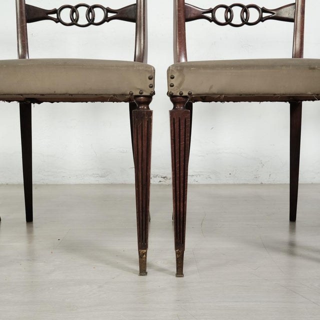 Chairs, Italy, 1960s, Set of 5 For Sale - Image 16 of 18