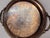 Metal Silverplate Engraved Round Handled Tray, Vintage For Sale - Image 7 of 12