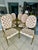 Mastercraft Set 6 Brass Dining Armchairs by Mastercraft For Sale - Image 4 of 17