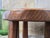 1970s Brutalist Round Oak Coffee Table, 1970s For Sale - Image 5 of 9