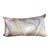 Large Custom Watercolor Marble Design Rectangular Satin Decorative Pillow With Feather Filler For Sale
