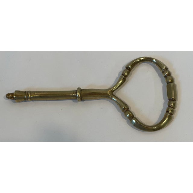 Vintage Tall Brass Lamp Finial For Sale - Image 4 of 4