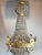 1960 French Louis XVI Gold Bronze Chandelier - 1 Pc For Sale - Image 6 of 17