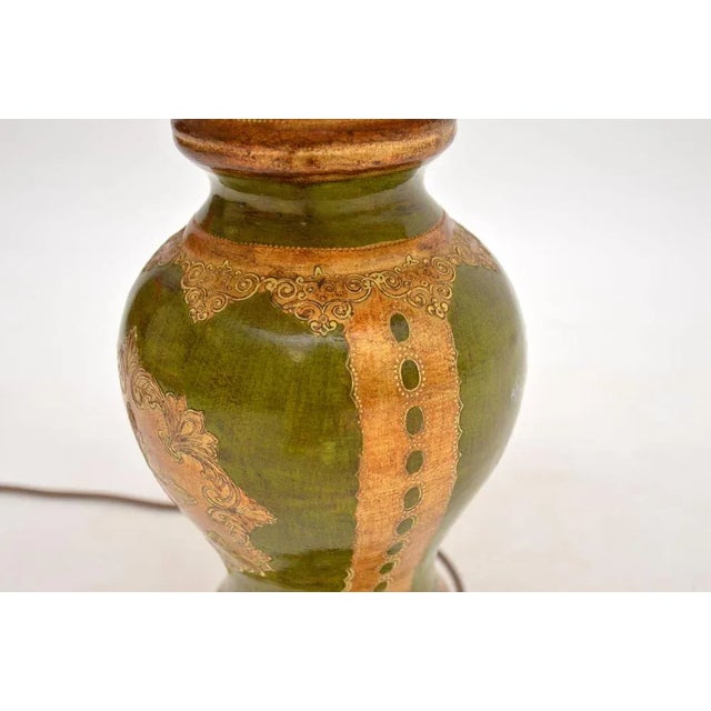 Italian Ceramic Table Lamp, 1960s For Sale - Image 9 of 10