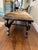 2010s Drexel Heritage Custom Upholstered Dark Wood Bench For Sale - Image 5 of 12