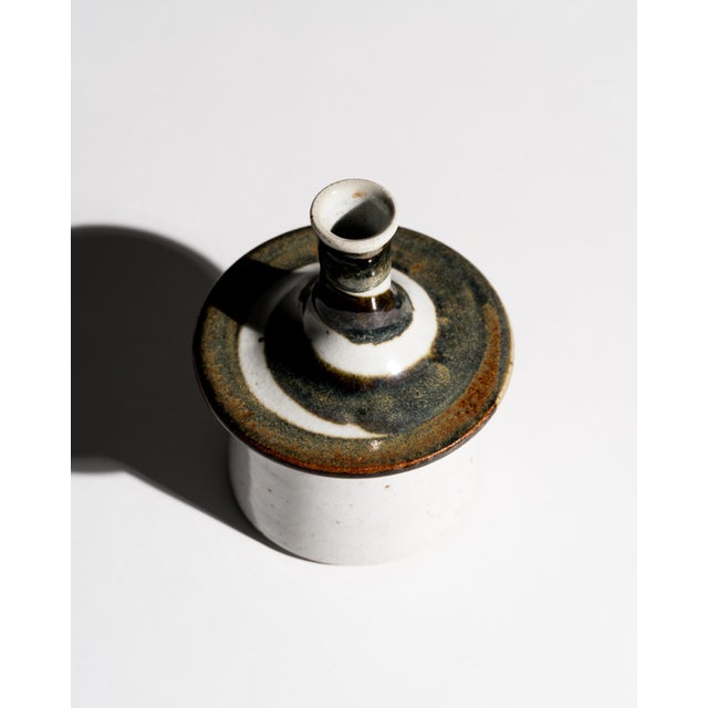 Beige Danish Studio Ceramic Ensemble by Jette Andersen & Marianne Starck for Michael Andersen, Bornholm, Denmark, 1970s, Set of 2 For Sale - Image 8 of 17