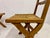 Oak and Rush X-Legged Dining Chairs, 1960s, Set of 6 For Sale - Image 3 of 15