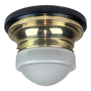 Brass Ceiling Light, 1910s For Sale