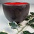 Mid-Century Modern Vintage Japanese Wooden Bowl with Red Urushi Lacquer, 1970s For Sale - Image 3 of 11