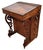 Antique English 19th C Victorian Mahogany Slant Top Davenport Desk For Sale - Image 4 of 16