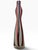 Mid-Century Modern Vintage MayRich Company Handcrafted Art Glass Vase Red Black & White Ribbon For Sale - Image 3 of 6