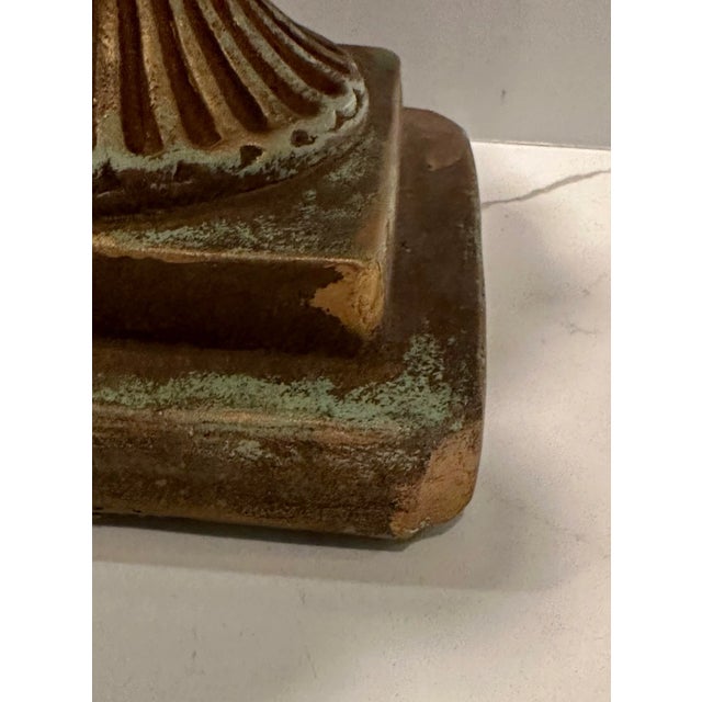 Sculpture Materials Vintage Urn With Fruit For Sale - Image 7 of 13