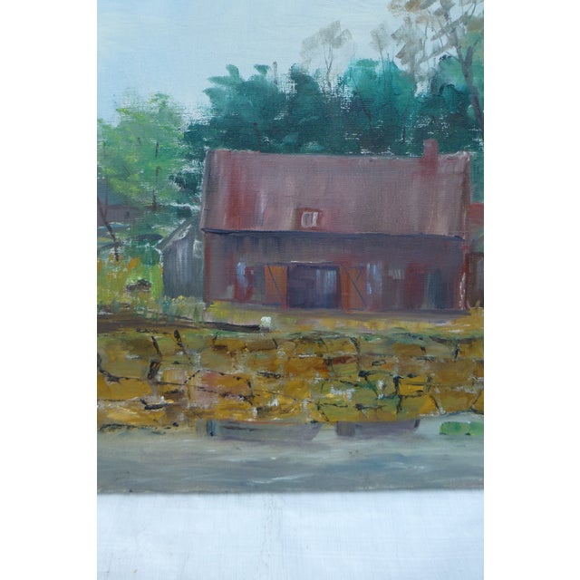 H. L. Musgrave MCM Country Cabin Painting Chairish