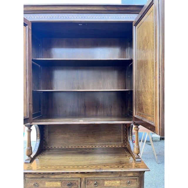 Inlaid Liberty Flat Plate Sideboard, 1960s For Sale - Image 14 of 18
