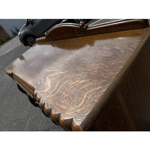 Art Deco Oak Sideboard, 1930s For Sale - Image 4 of 18