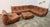 This stunning five-piece Togo sofa set in cognac brown leather brings an iconic blend of form, function, and timeless...