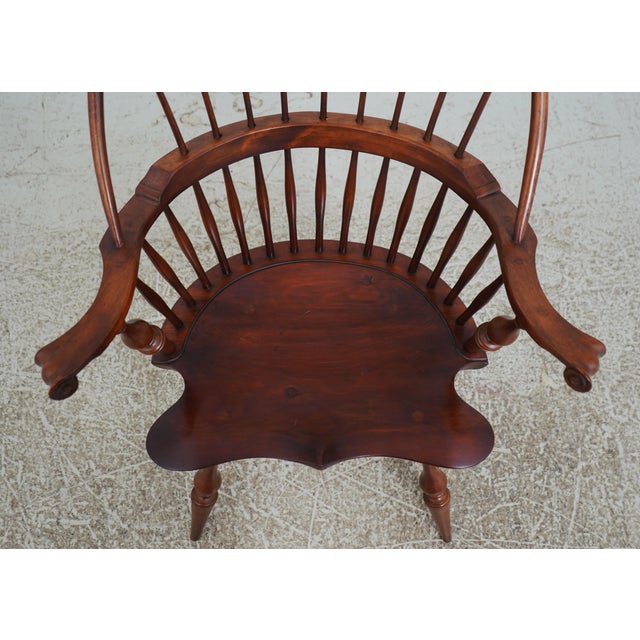 Dr Dimes Tall Back Windsor Arm Chair For Sale - Image 10 of 18