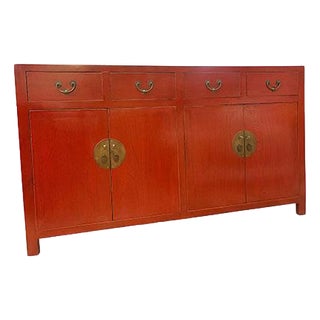 East Village 61" Long Sideboard-Red For Sale
