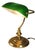 Victorian Student Desk Lamp with Racing Green Glass Shade and Switch For Sale - Image 11 of 14