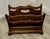 Walnut Canterbury Magazine Rack, 1950s For Sale - Image 3 of 8