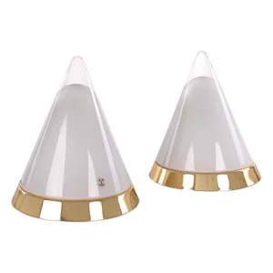 Kibo Blown Glass Table Lamps by Peill & Putzler, 1970s, Set of 2