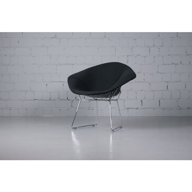 Model 421 Diamond Armchair with Black Full Cover by Harry Bertoia for Knoll International, 1970s For Sale - Image 14 of 14