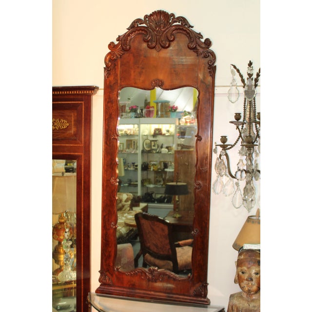 19th Century Antique English Mirror For Sale In San Diego - Image 6 of 9