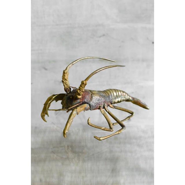 Brass Lobster, 1970s For Sale - Image 4 of 4