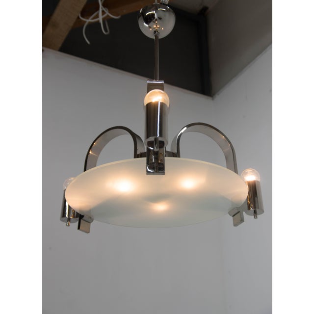 1930s Functionalism Chandelier, 1930s For Sale - Image 5 of 18