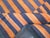 Galerie Shabab Mid-20th Century Abstract Turkish Handmade Striped Flat-Weave in Persimmon Coral, Blue For Sale - Image 10 of 10