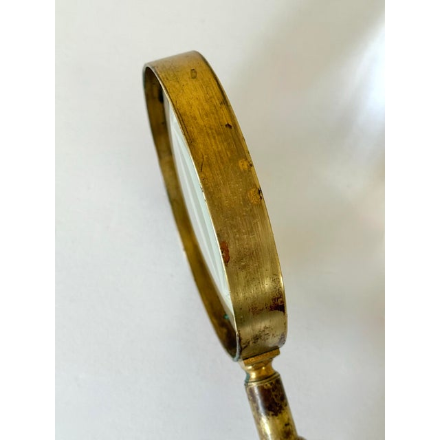 Mid 20th Century Vintage Mother of Pearl Magnifying Glass For Sale - Image 5 of 11