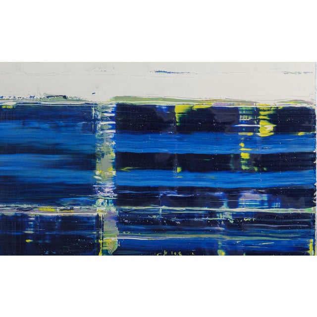Textile Pacific Ocean / Palisades No. 5 Original Large-Scale Oil Painting by Diane Grant | Color Field For Sale - Image 7 of 9