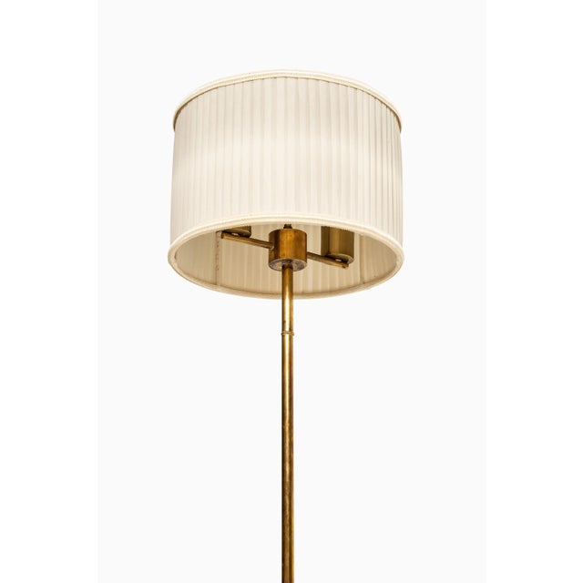 Swedish Brass Floor Lamp from Stilarmatur, 1950s For Sale - Image 3 of 10