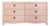 Matthew Izzo Home Rosie Pink Linen Six Drawer Chest For Sale