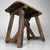 Vintage Japanese Wooden Stool, 1920s For Sale - Image 4 of 12