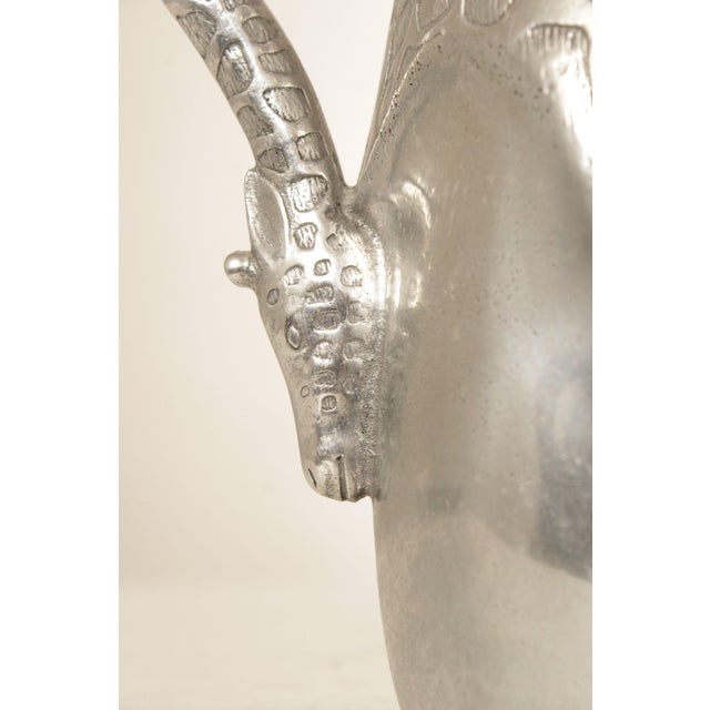 Arthur Court 1989 Giraffe Cast Aluminum Pitcher Chairish