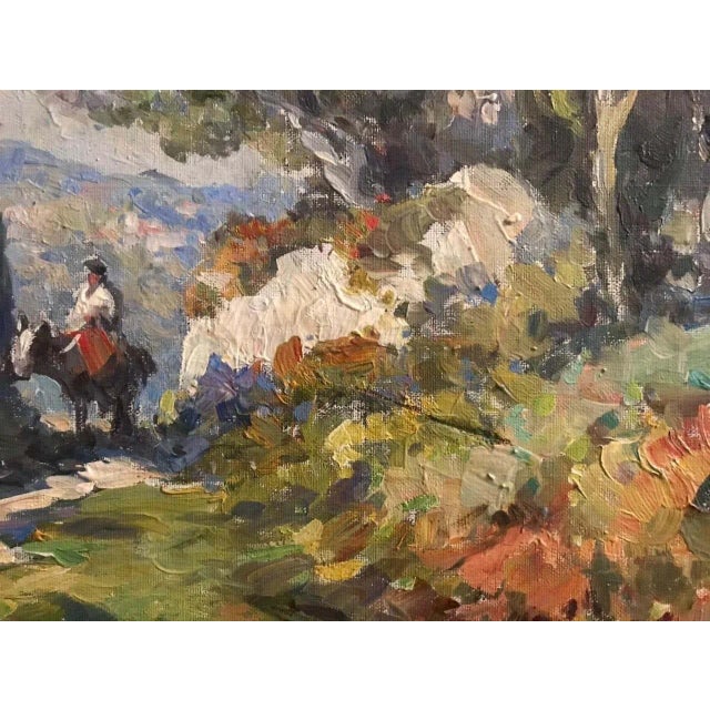 1960s Marius Hubert-Robert, Small Farmhouse in the Sun, Early 20th Century, Oil on Canvas For Sale - Image 5 of 11