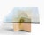 Glass Modernist 1970/80's Italian Marble Base Glass Top Coffee Table For Sale - Image 7 of 9