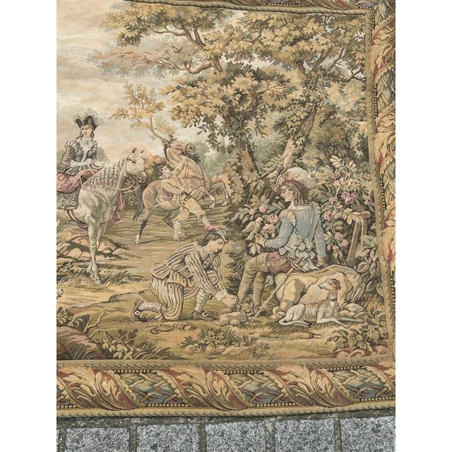 French Aubusson Tapestry by Jacquard, 1960s For Sale - Image 3 of 18
