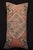 Red Soft‑Tone Rug Cushion – Handcrafted From Vintage Turkish Tribal Rug Pillow Cover -16'' X 32'' For Sale - Image 8 of 11