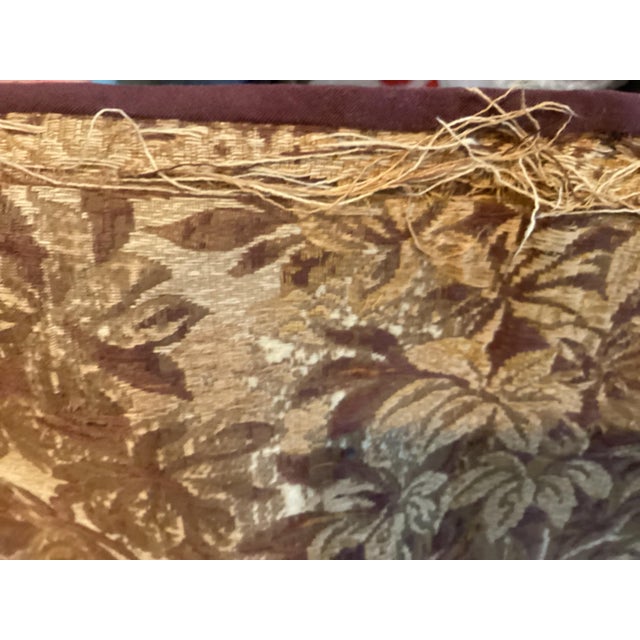 Antique French Aubusson Style Jacquard Woven Tapestry, Hunting Scene, 55" X 25" For Sale - Image 4 of 10
