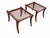 1990s Vintage Solid Walnut Klismos Ottomans- Pair For Sale - Image 5 of 6