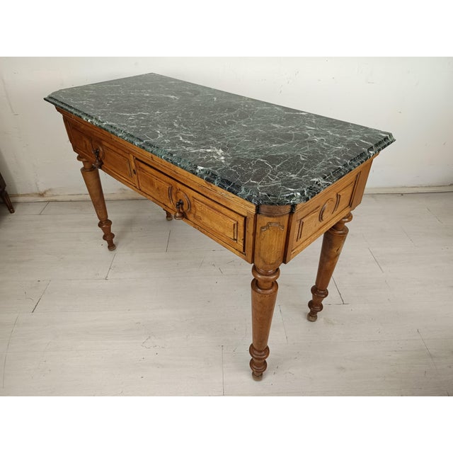 Antique Marble Console Table For Sale - Image 6 of 18