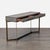 Modern Crate & Barrel Faux Shagreen Console Table For Sale - Image 3 of 10