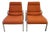 Metal and Wool Lounge Chairs by Martin Stoll, 1980s, Set of 2 For Sale
